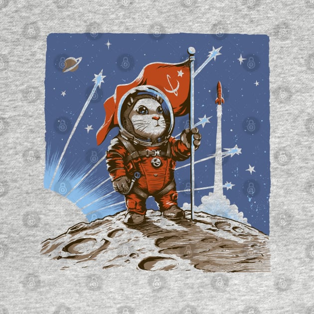 Cosmonaut Space Hamster by sketchboy01